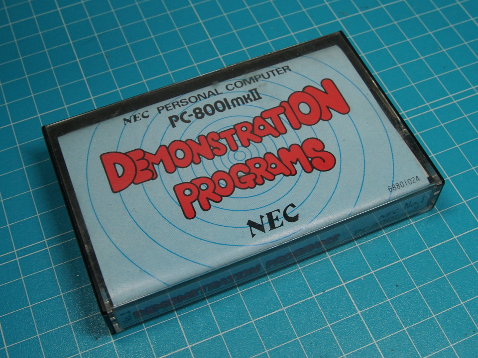 【PC-8001ソフト】プリンセスレスキュー【磁気テープ】 DemoTape-01.JPG