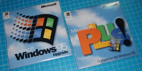Windows 95 &amp; Plus! エンベロープ写真